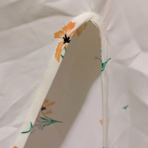 Urban Outfitters‎ Kelly Surplice Midi Yellow Floral Slip Dress Size Small - Picture 11 of 11